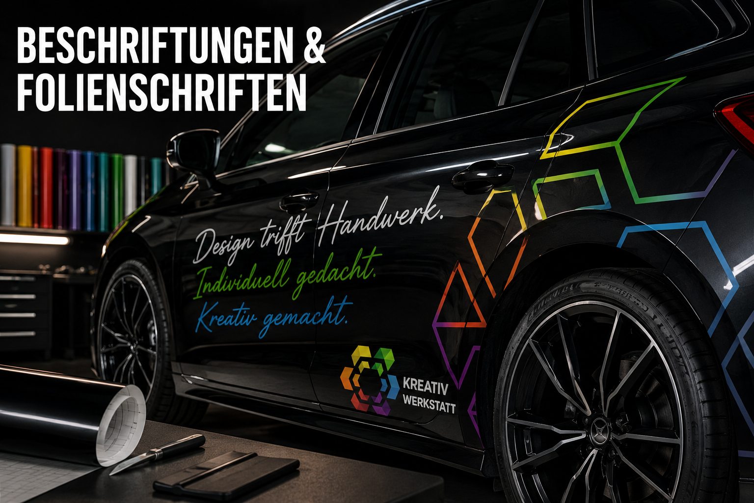 Professionelle Fahrzeug- und Schaufensterbeschriftung