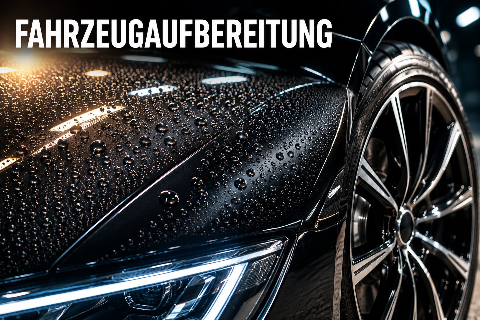 Professionelle Fahrzeugaufbereitung