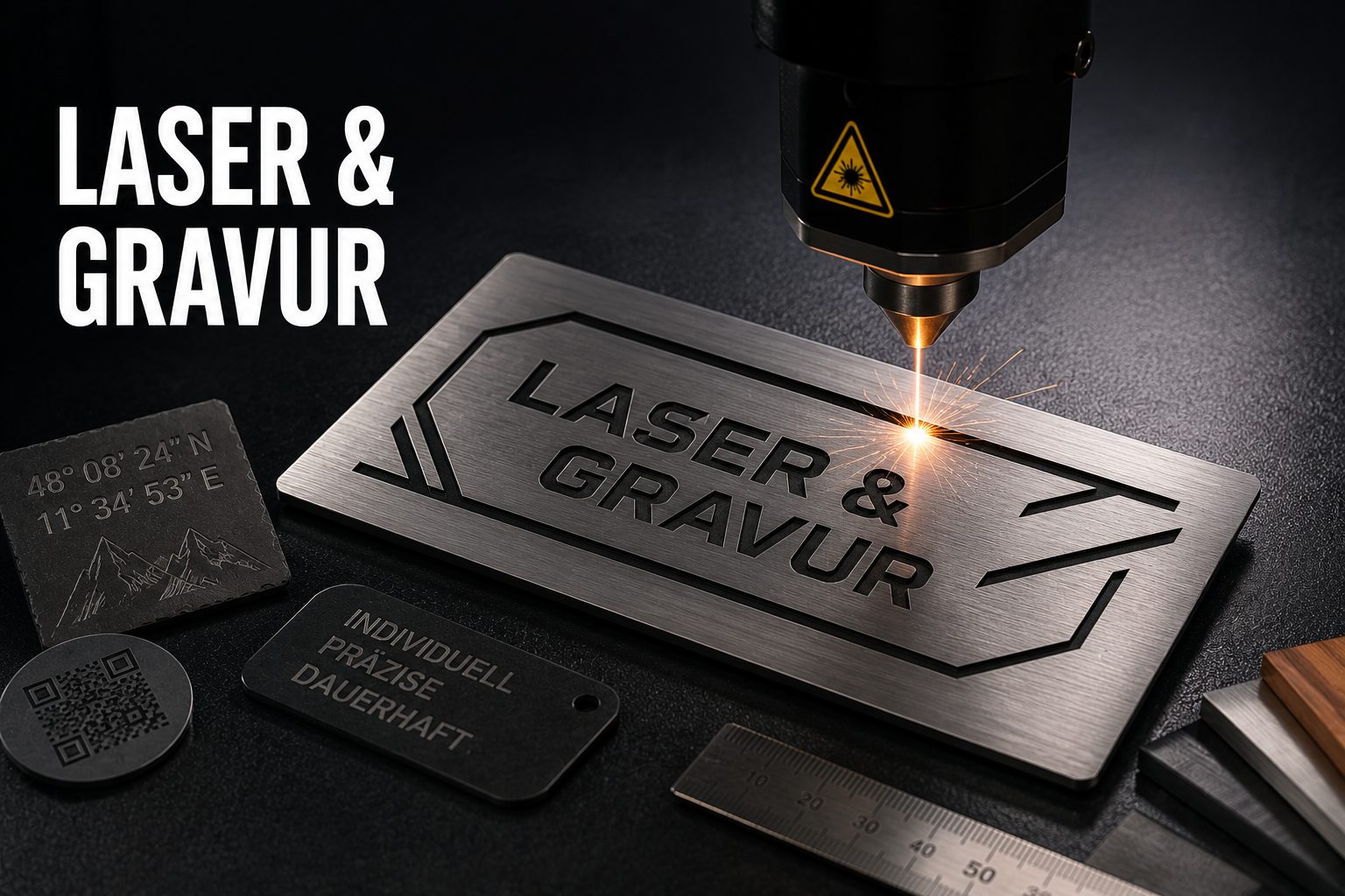 Laserschnitt und Gravur